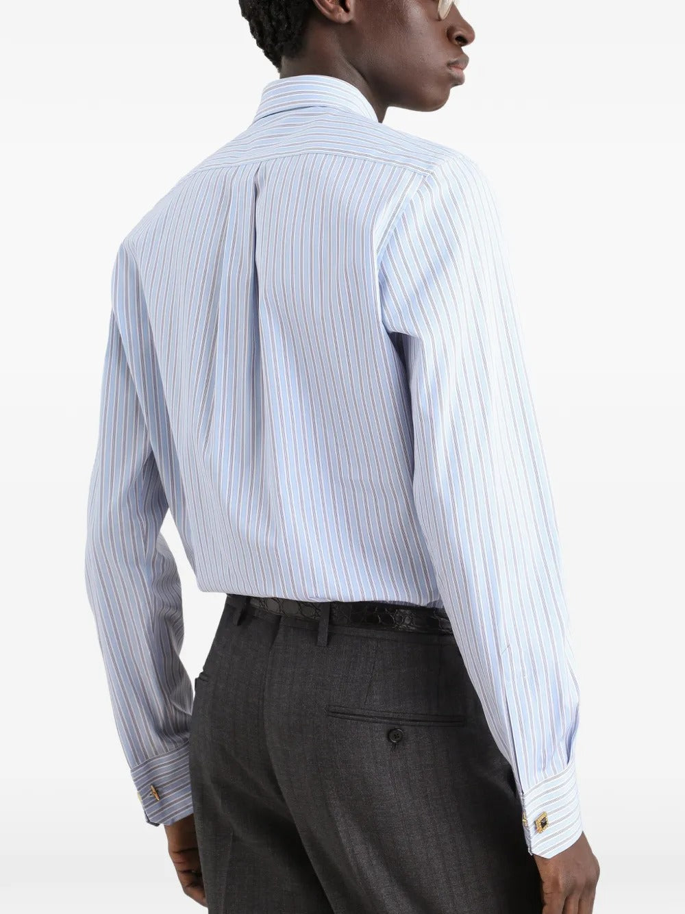 Dolce & gabbana striped poplin martini shirt-DOLCE&GABBANA-Verso