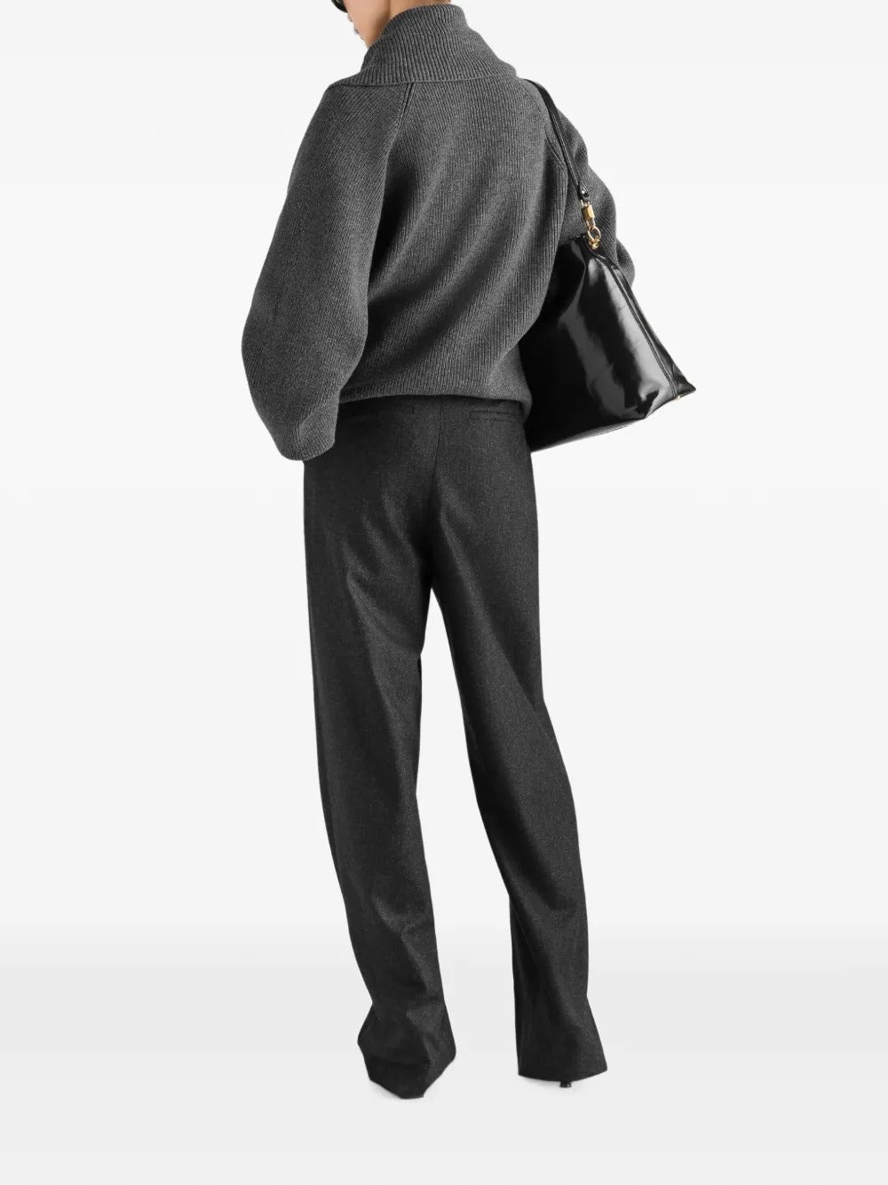 Dolce & gabbana wool flannel trousers-DOLCE&GABBANA-Verso