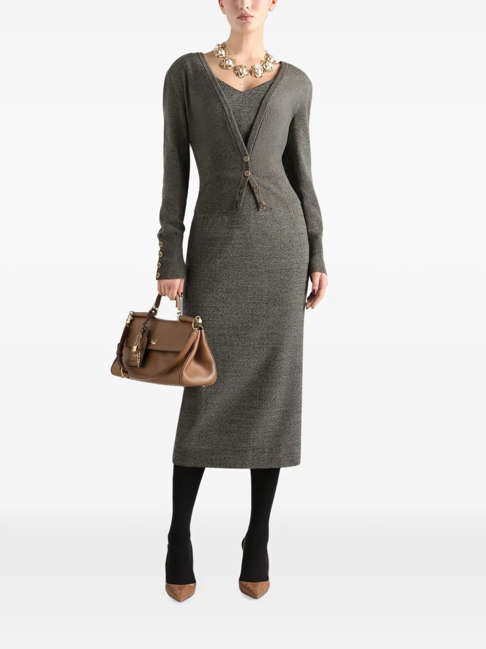 Dolce & gabbana wool sheath dress-DOLCE&GABBANA-Verso