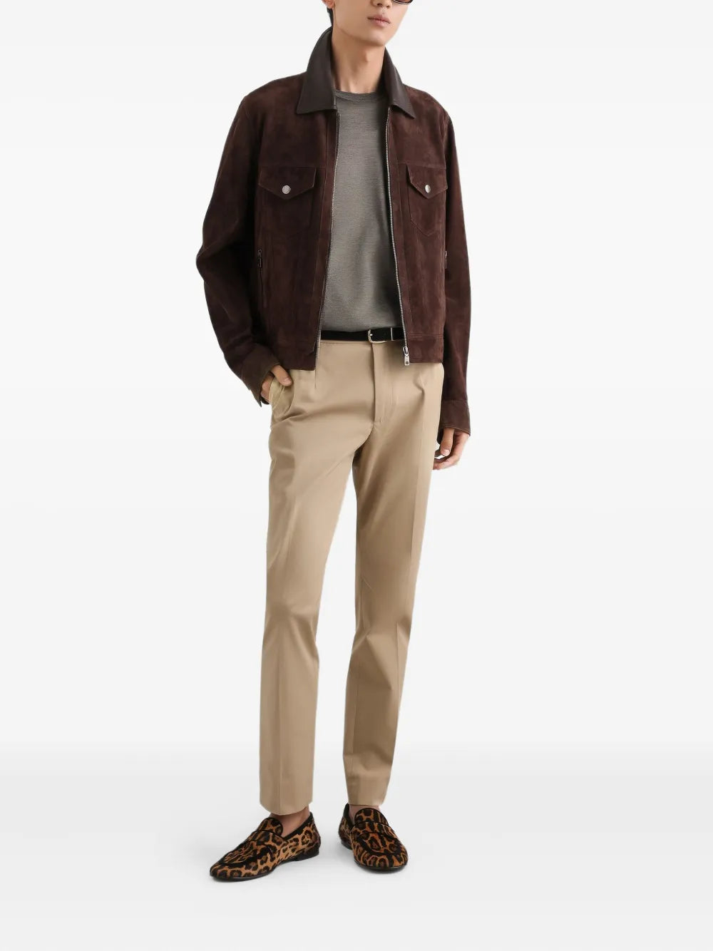 Dolce & gabbana button-fastening trousers-DOLCE&GABBANA-Verso