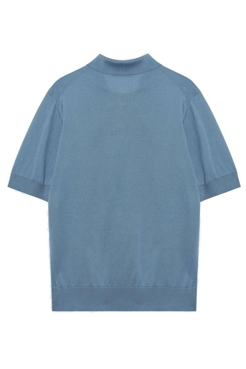 Dolce & gabbana buttoned short-sleeve polo shirt-DOLCE&GABBANA-Verso