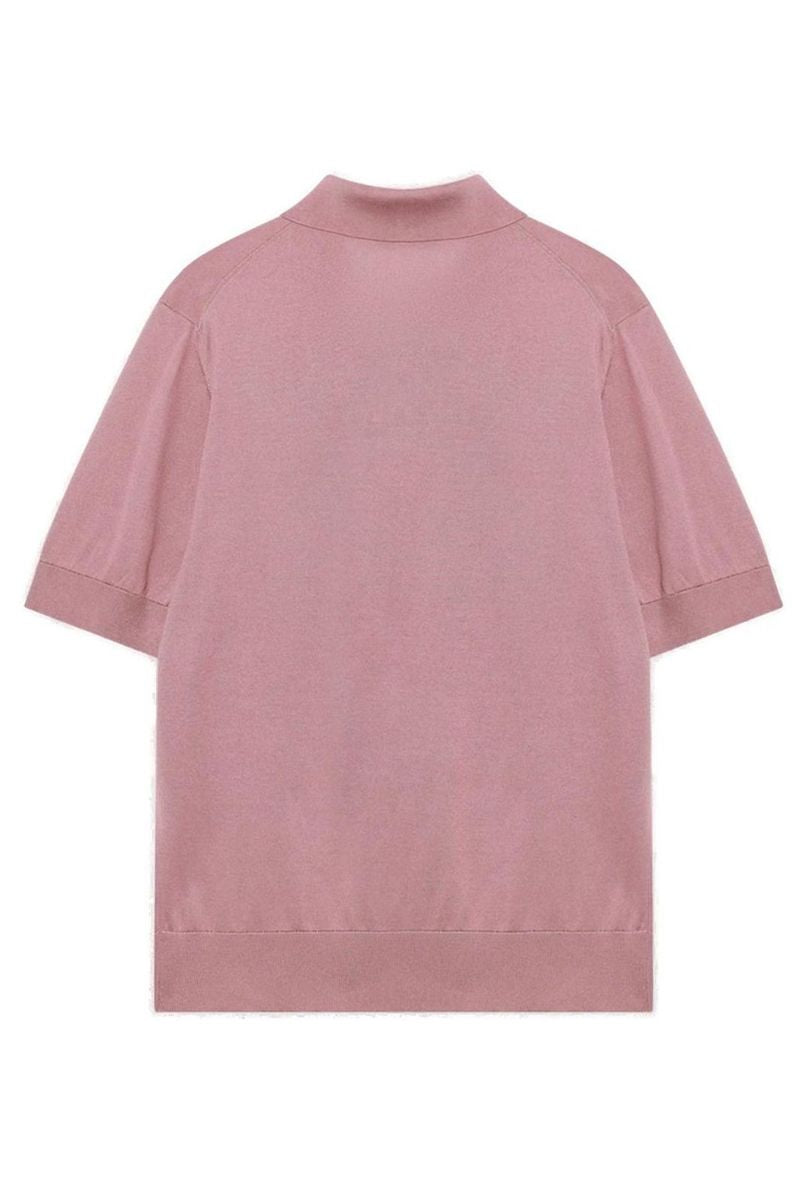 Dolce & gabbana buttoned short-sleeve polo shirt-DOLCE&GABBANA-Verso