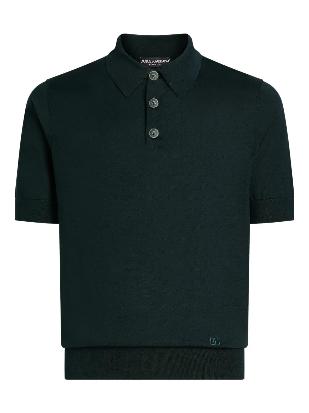Dolce & gabbana buttoned short-sleeve polo shirt-DOLCE&GABBANA-Verso