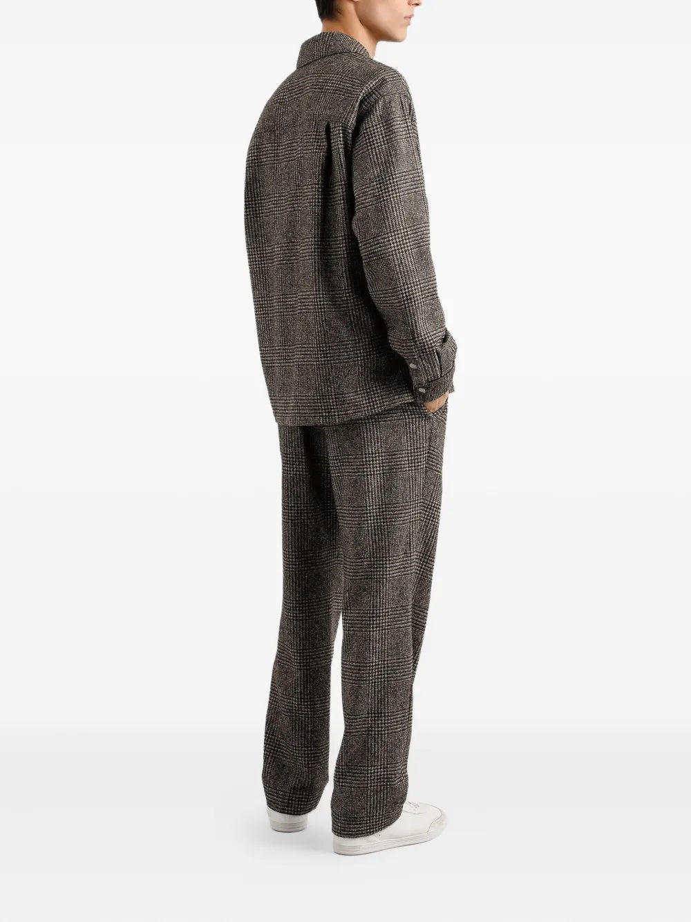 Dolce & gabbana check-pattern pleated trousers-DOLCE&GABBANA-Verso