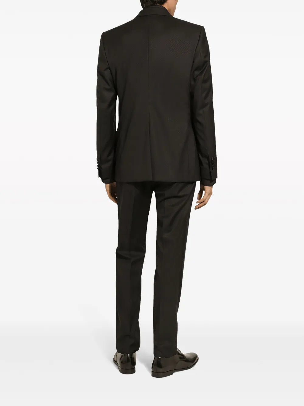 Dolce & gabbana contrasting lapels two-piece suit-DOLCE&GABBANA-Verso