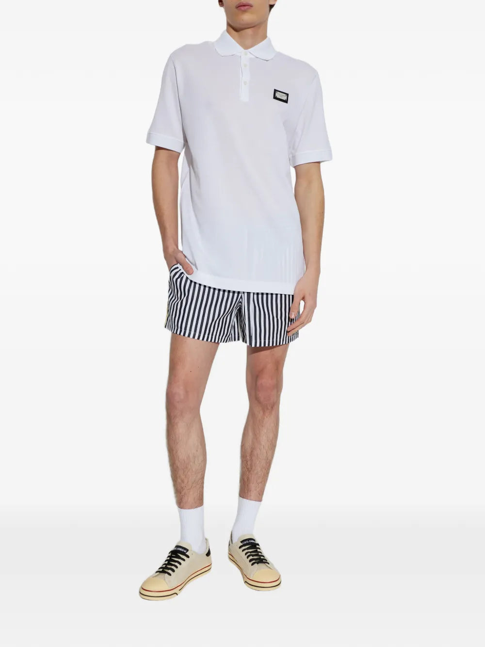 Dolce & gabbana cotton sneakers-DOLCE&GABBANA-Verso