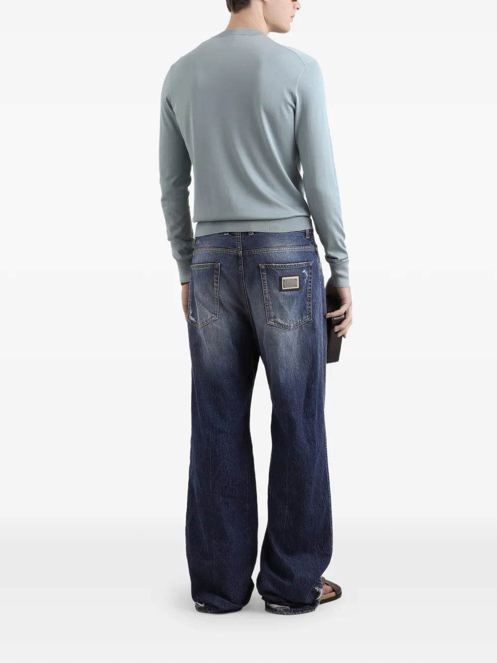 Dolce & gabbana crew-neck long-sleeve top-DOLCE&GABBANA-Verso