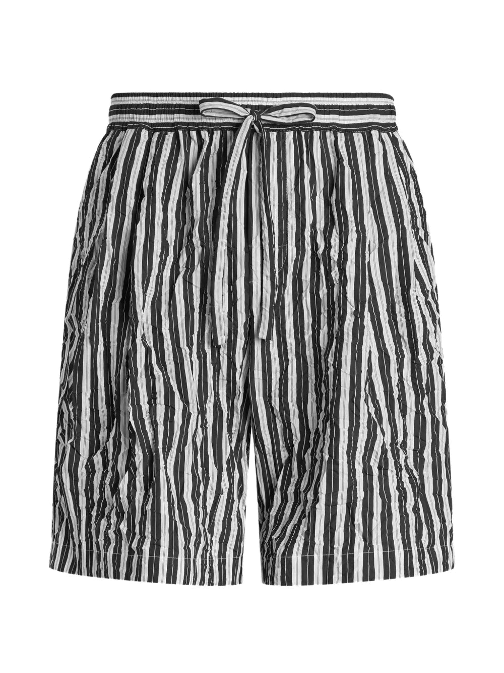 Dolce & gabbana crinkled striped fabric bermuda shorts-DOLCE&GABBANA-306025-46-Verso