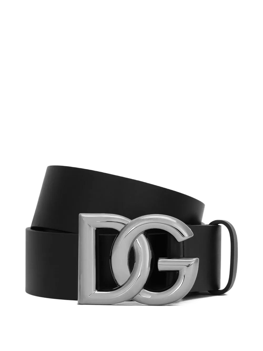 Dolce & gabbana dg logo leather belt-DOLCE&GABBANA-Verso