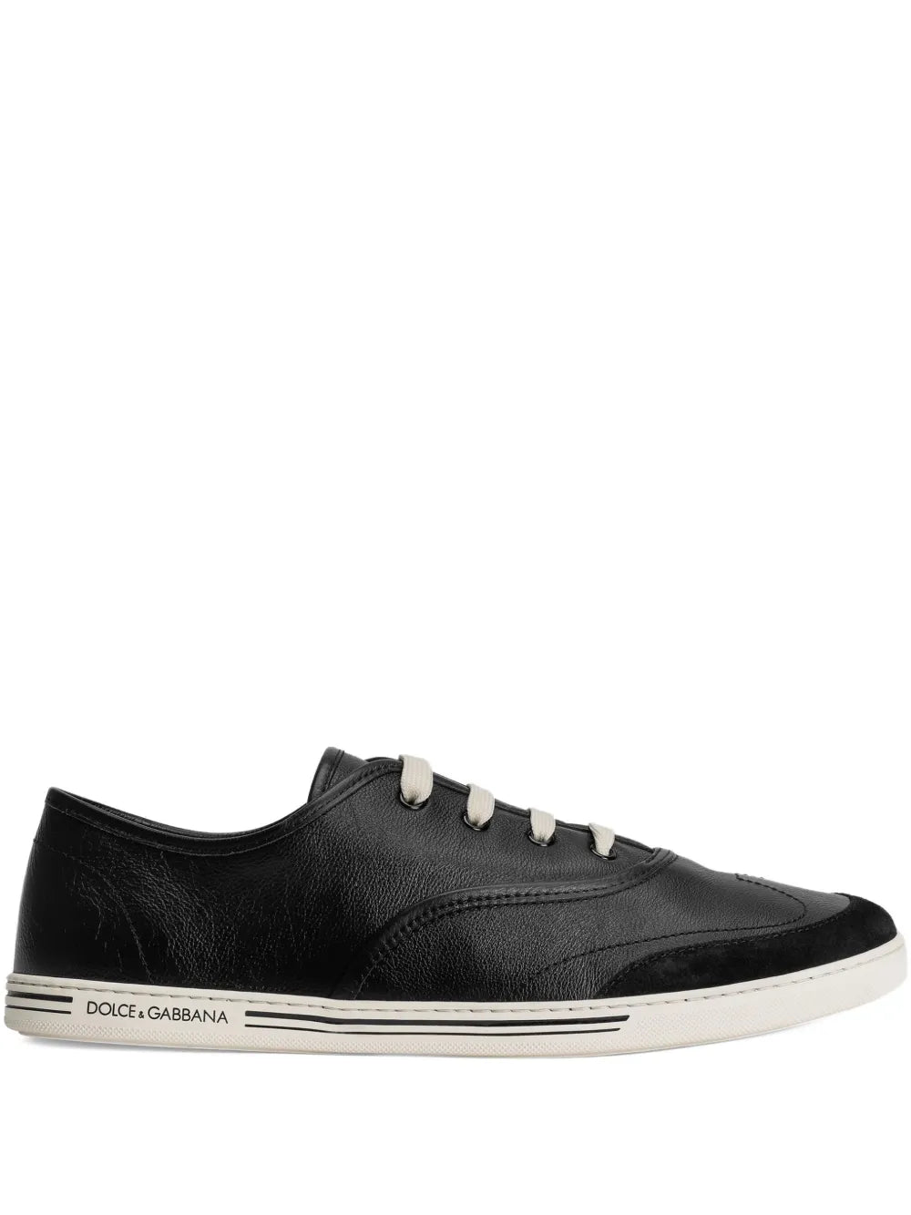 Dolce & gabbana lace-up leather sneakers-DOLCE&GABBANA-Verso