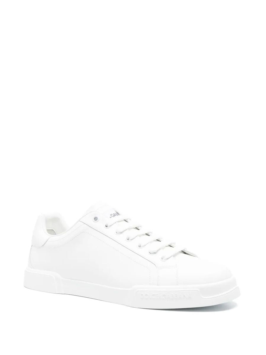 Dolce & gabbana leather sneakers-DOLCE&GABBANA-Verso