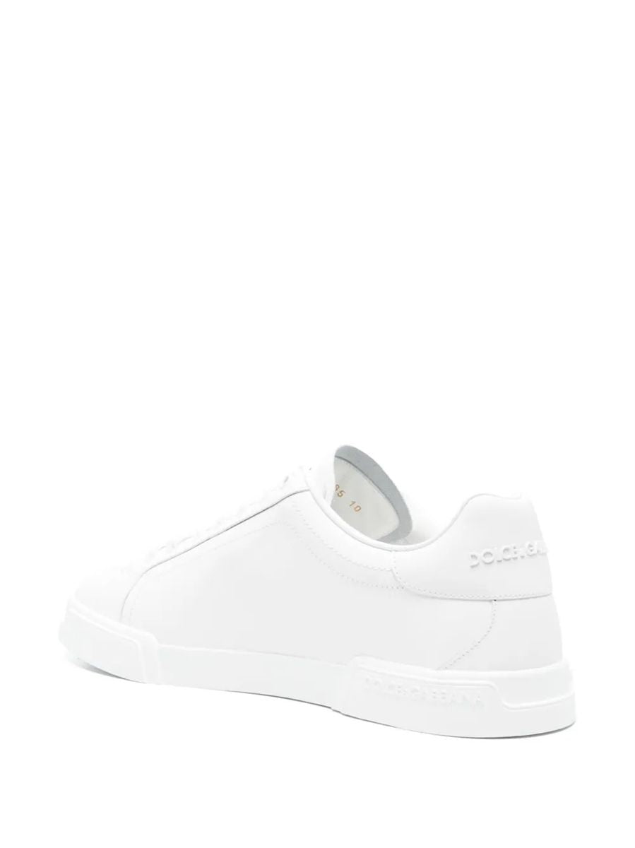 Dolce & gabbana leather sneakers-DOLCE&GABBANA-Verso