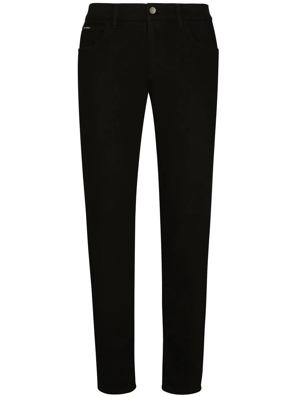 Dolce & gabbana logo-appliqué slim-cut jeans-DOLCE&GABBANA-Verso
