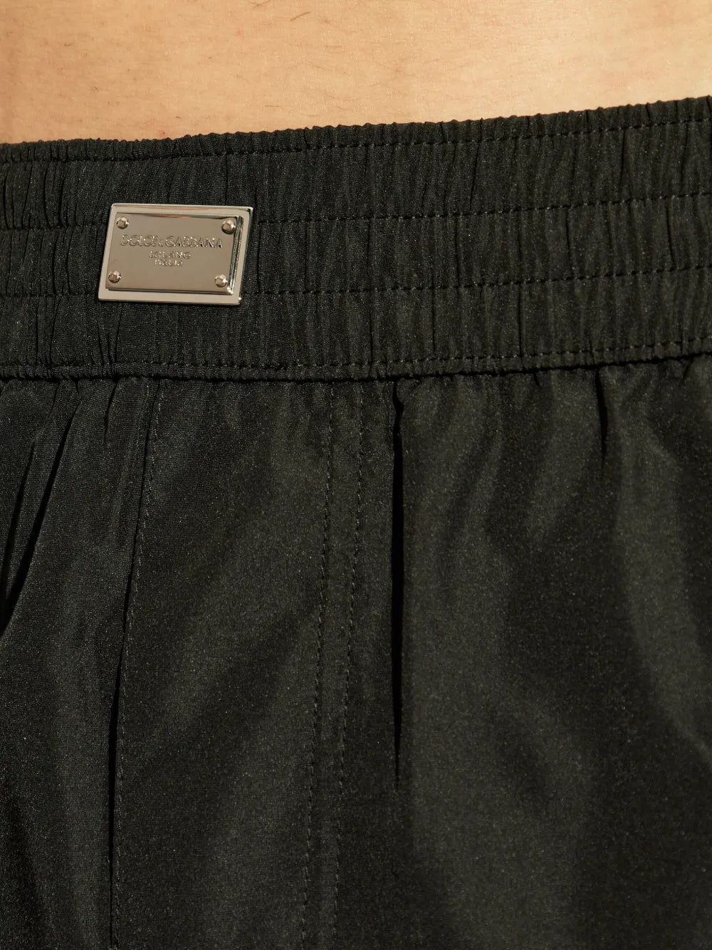 Dolce & gabbana logo-plaque swim shorts-DOLCE&GABBANA-Verso