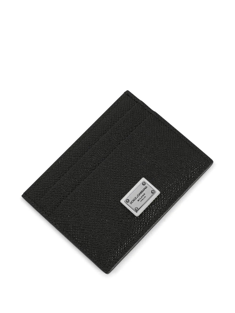 Dolce&Gabbana Logo-tag Leather Card Holder-DOLCE&GABBANA-Verso
