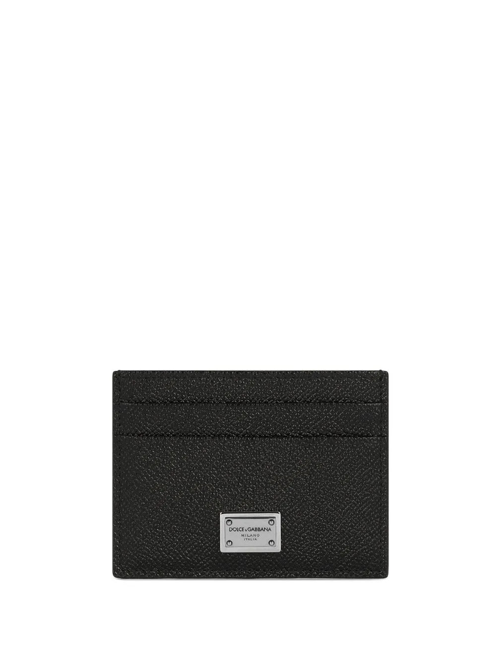Dolce & gabbana logo-tag leather card holder-DOLCE&GABBANA-Verso