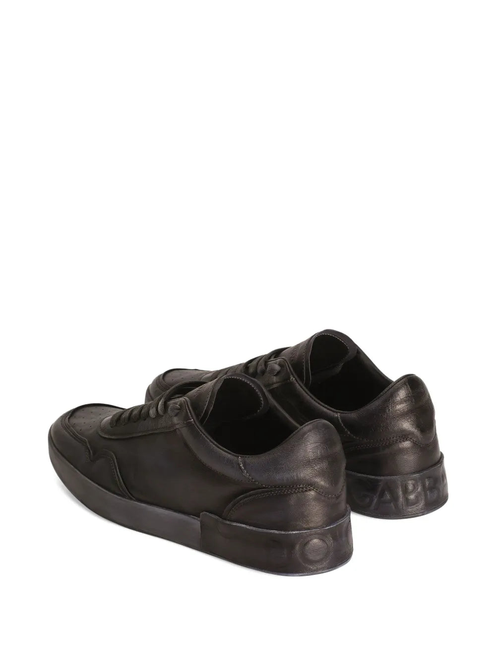 Dolce & gabbana portofino leather lace-up sneakers-DOLCE&GABBANA-Verso