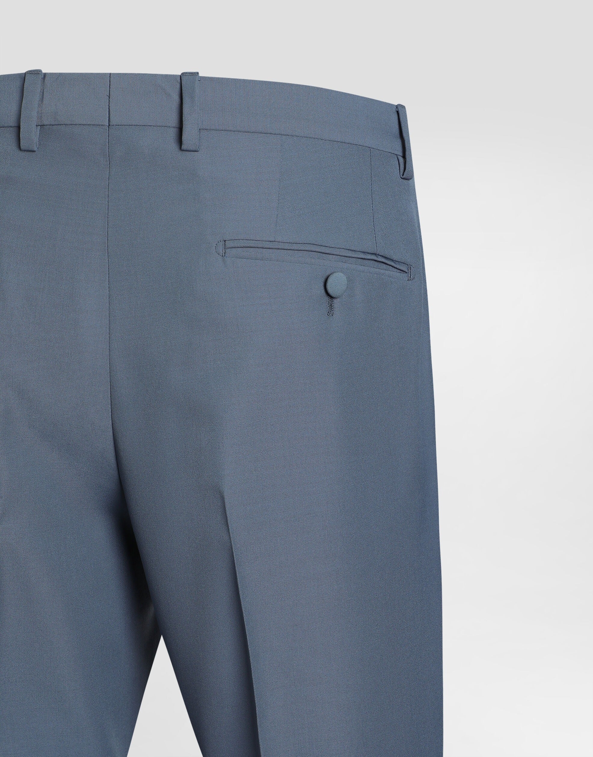Dolce&Gabbana Pressed-legs Button Trousers-DOLCE&GABBANA-Verso