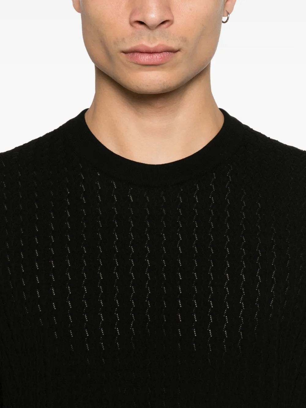 Dolce&Gabbana Short-sleeve Knitted T-shirt-DOLCE&GABBANA-Verso