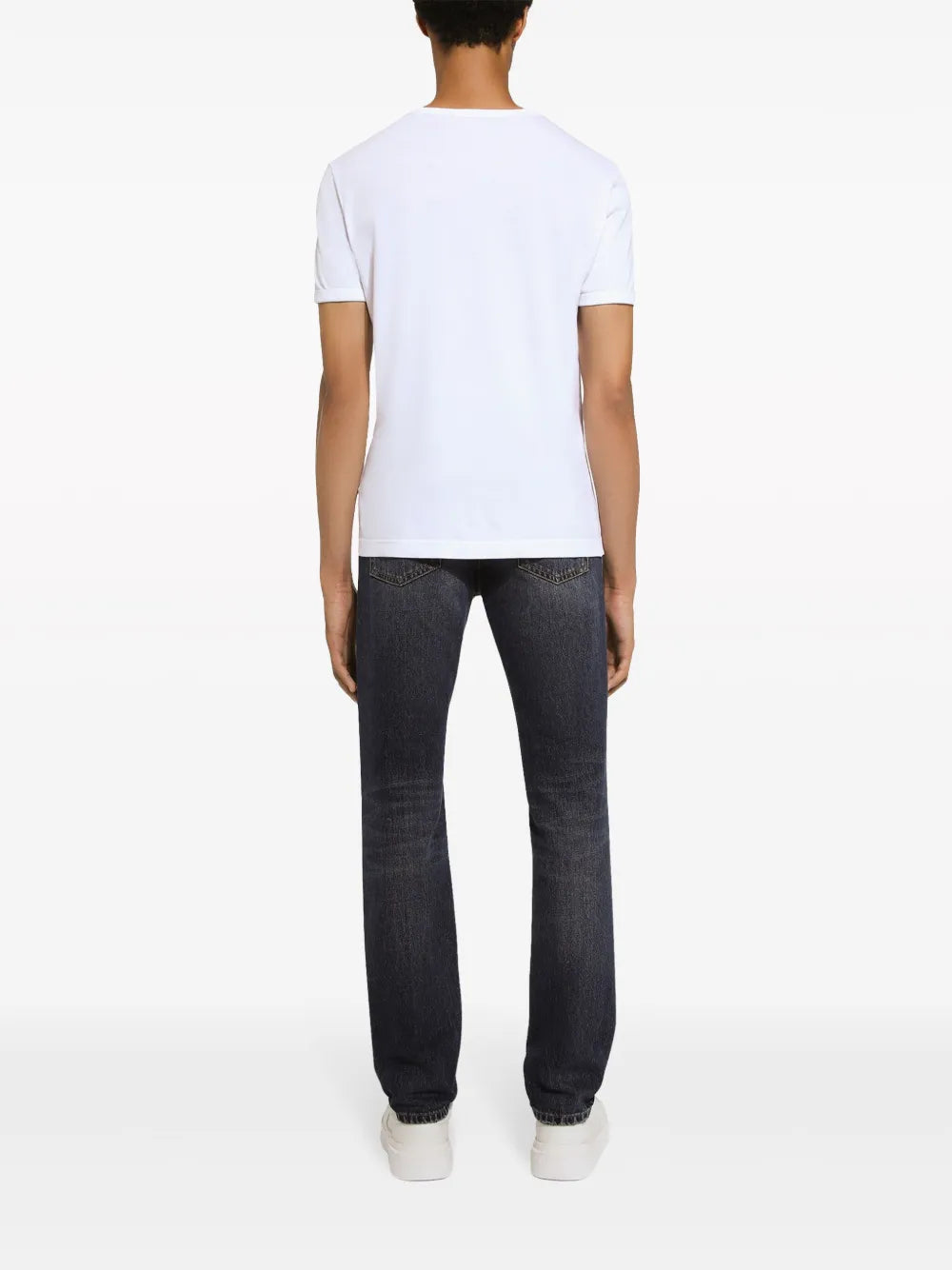 Dolce & gabbana straight-leg cotton jeans-DOLCE&GABBANA-Verso