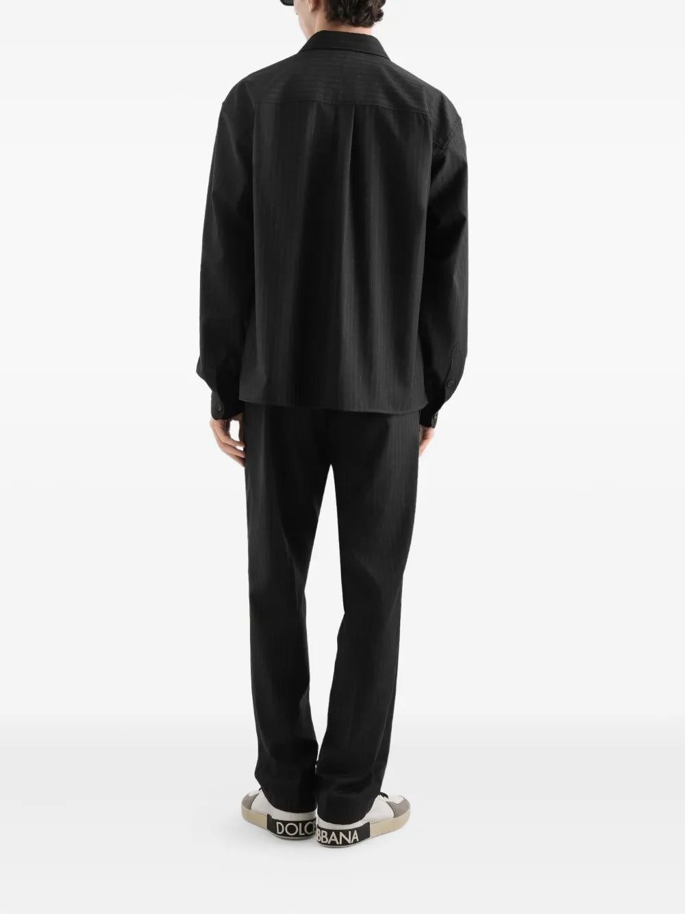 Dolce & gabbana striped drawstring trousers-DOLCE&GABBANA-Verso