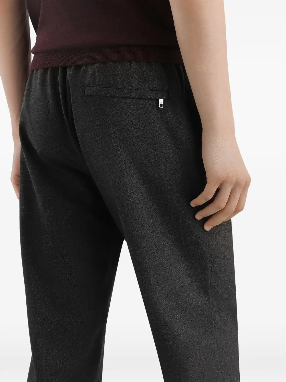 Dolce&Gabbana Virgin Wool Trousers-DOLCE&GABBANA-Verso