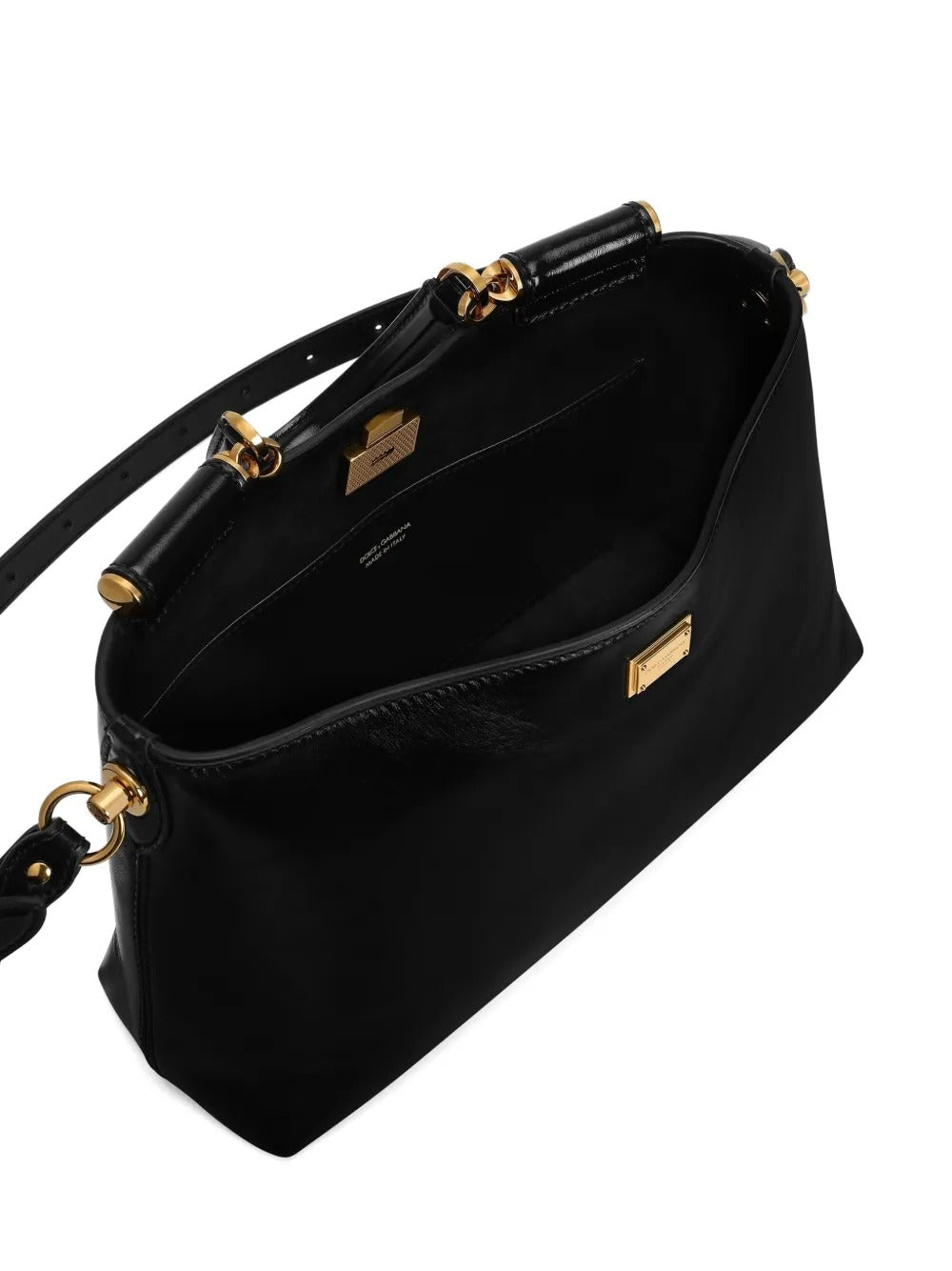 Dolce&Gabbana Vittoria Leather Shoulder Bag-DOLCE&GABBANA-Verso