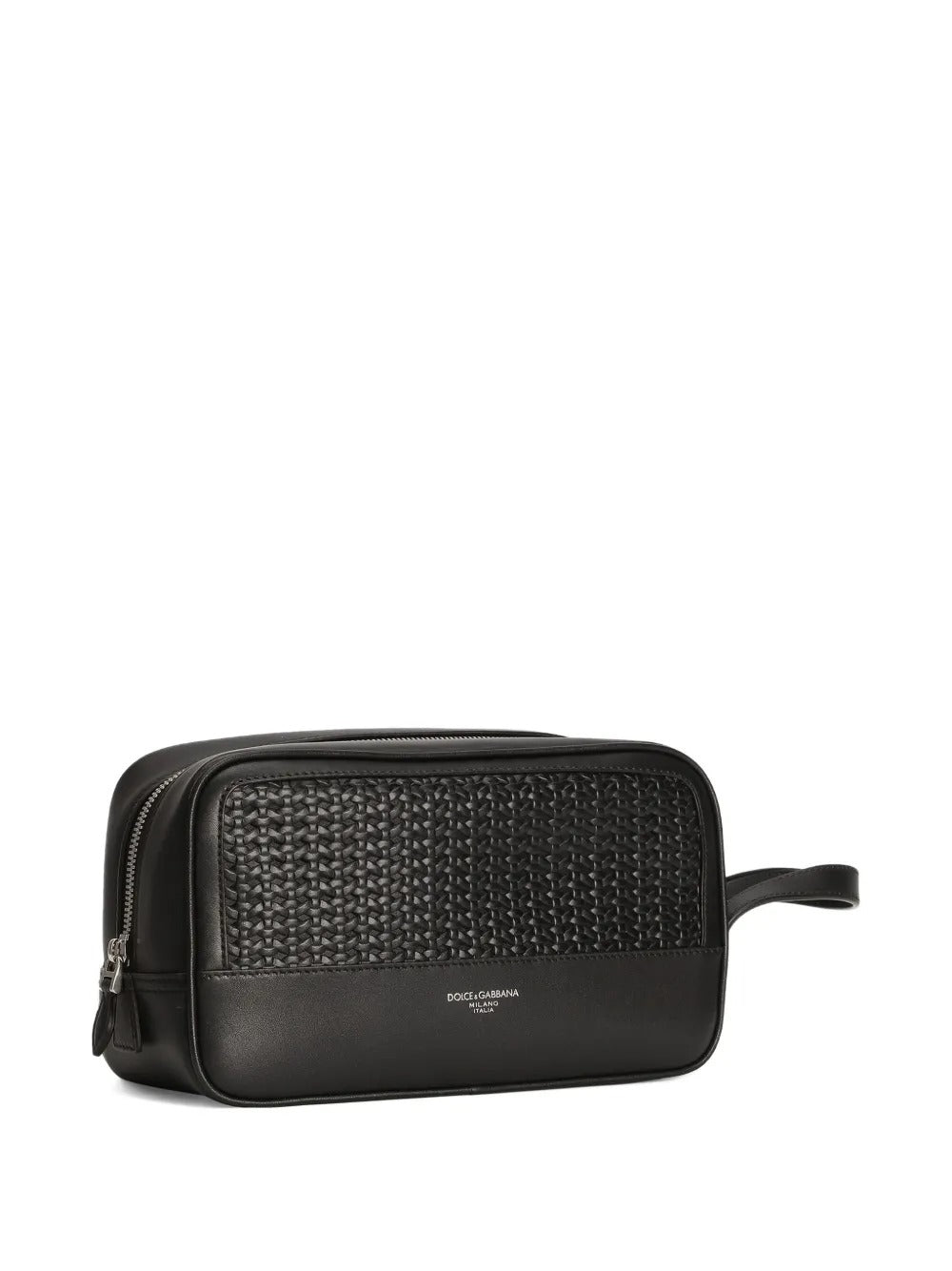 Dolce&Gabbana Woven-panelled Wash Bag-DOLCE&GABBANA-Verso