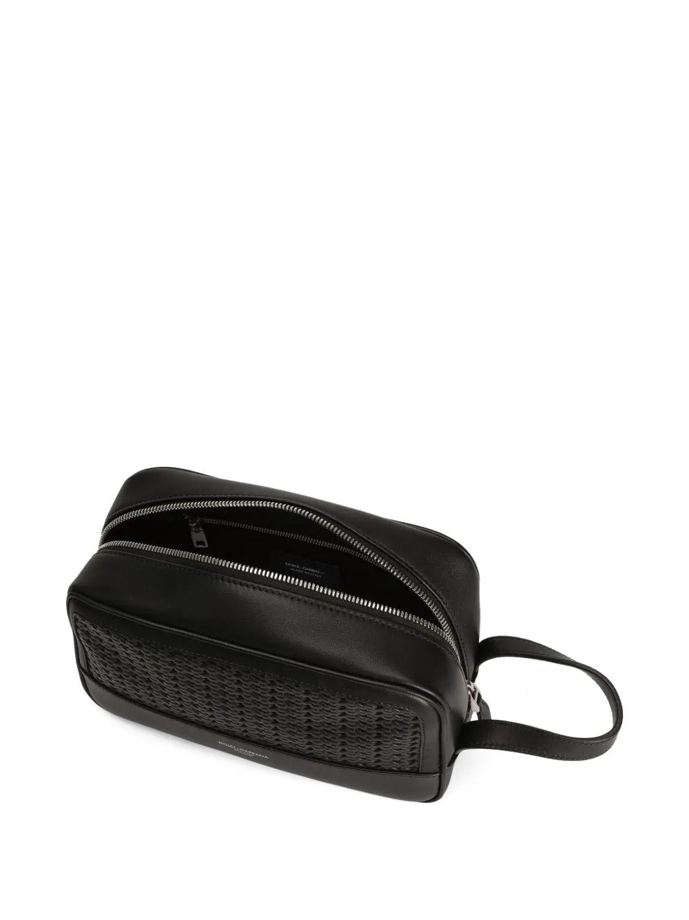 Dolce&Gabbana Woven-panelled Wash Bag-DOLCE&GABBANA-Verso