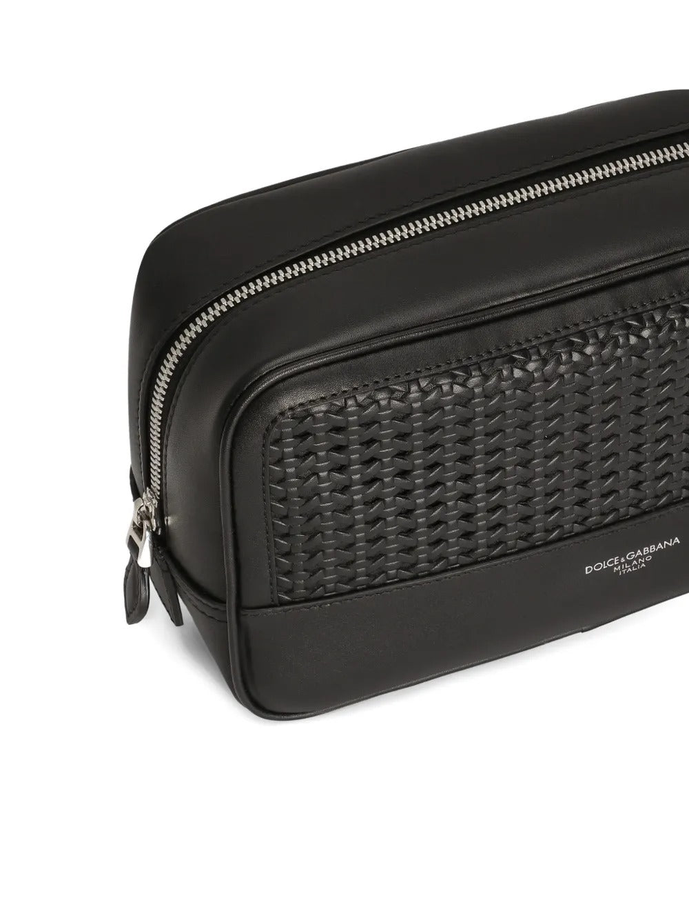 Dolce&Gabbana Woven-panelled Wash Bag-DOLCE&GABBANA-Verso