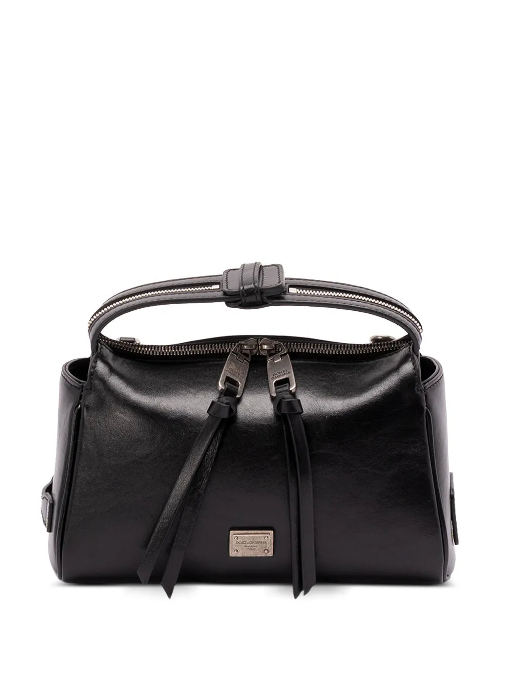 Dolce & gabbana zip-fastening leather tote bag-DOLCE&GABBANA-Verso