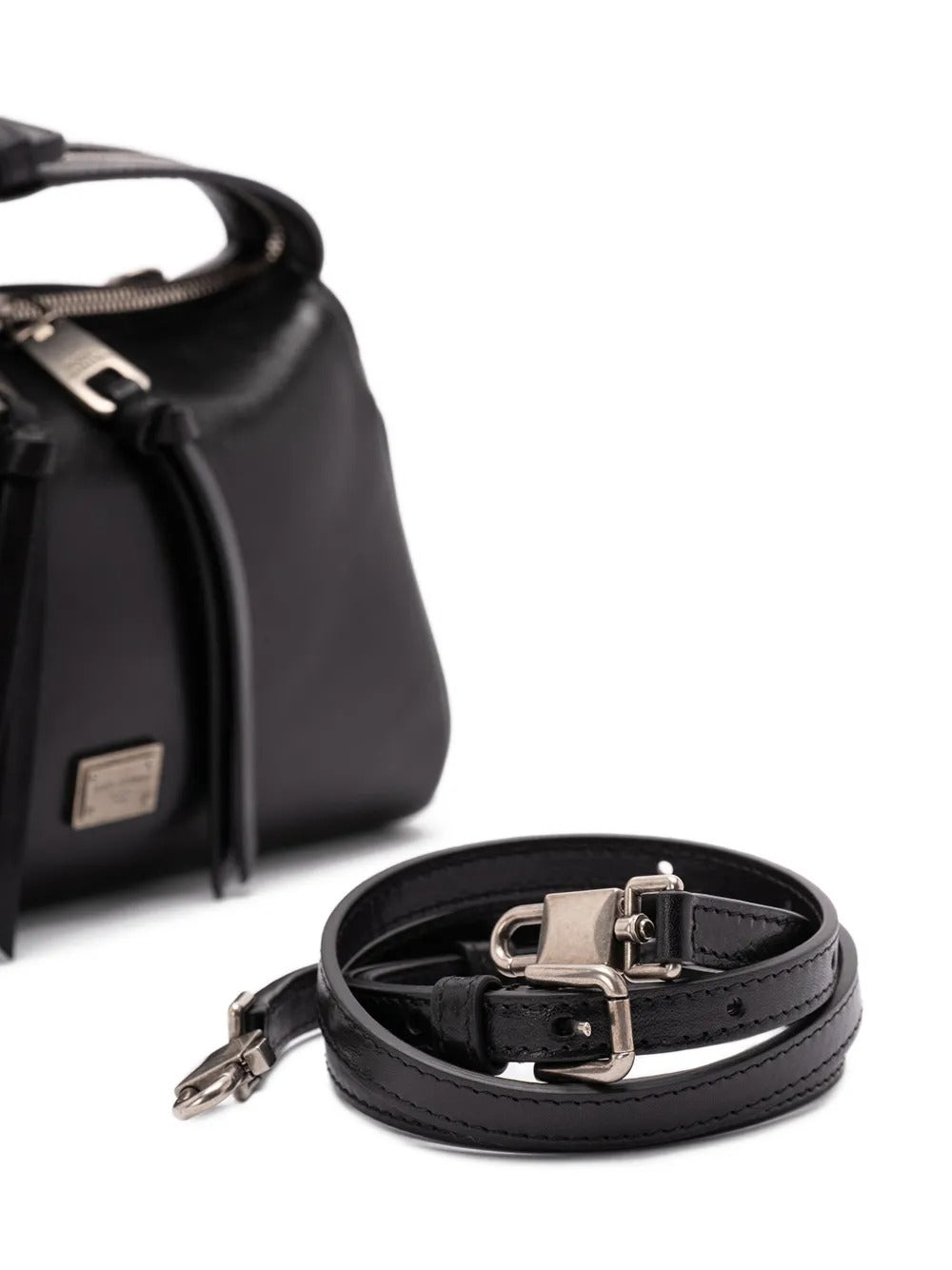 Dolce&Gabbana Zip-fastening Leather Tote Bag-DOLCE&GABBANA-Verso