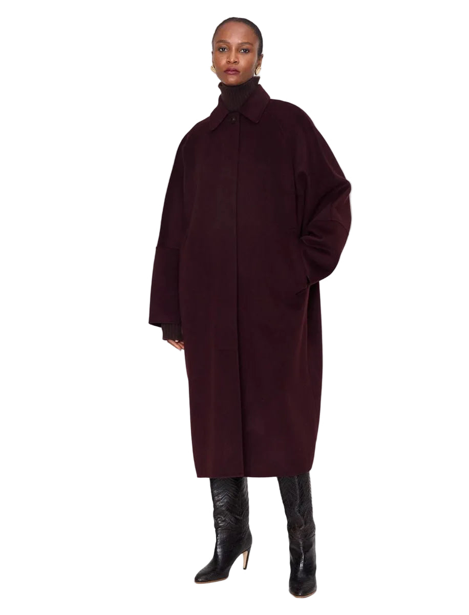 Donna double face cashmere coat-JOSEPH-Verso