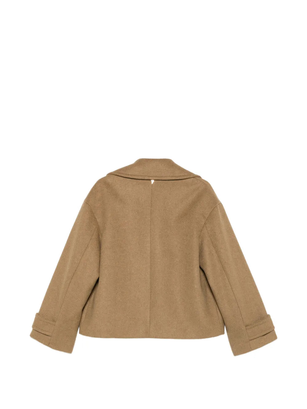 Double-breasted cropped coat-DONDUP-Verso