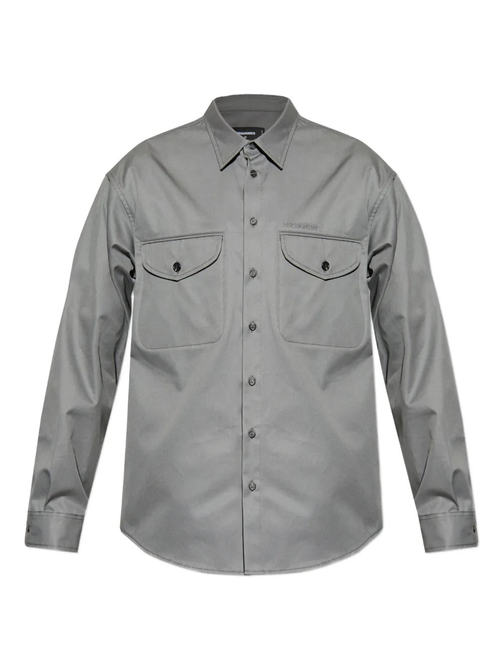 Double-pocket cotton shirt-DSQUARED-Verso