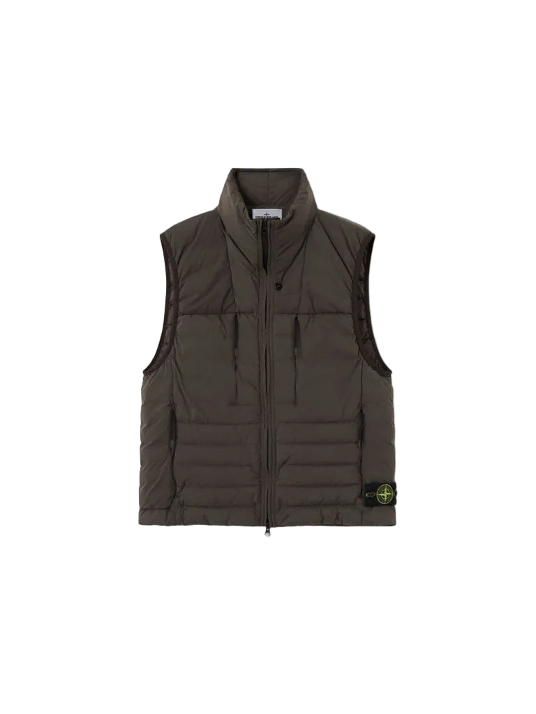 Down vest with anti-drop finish-STONE ISLAND-311514-S-Verso