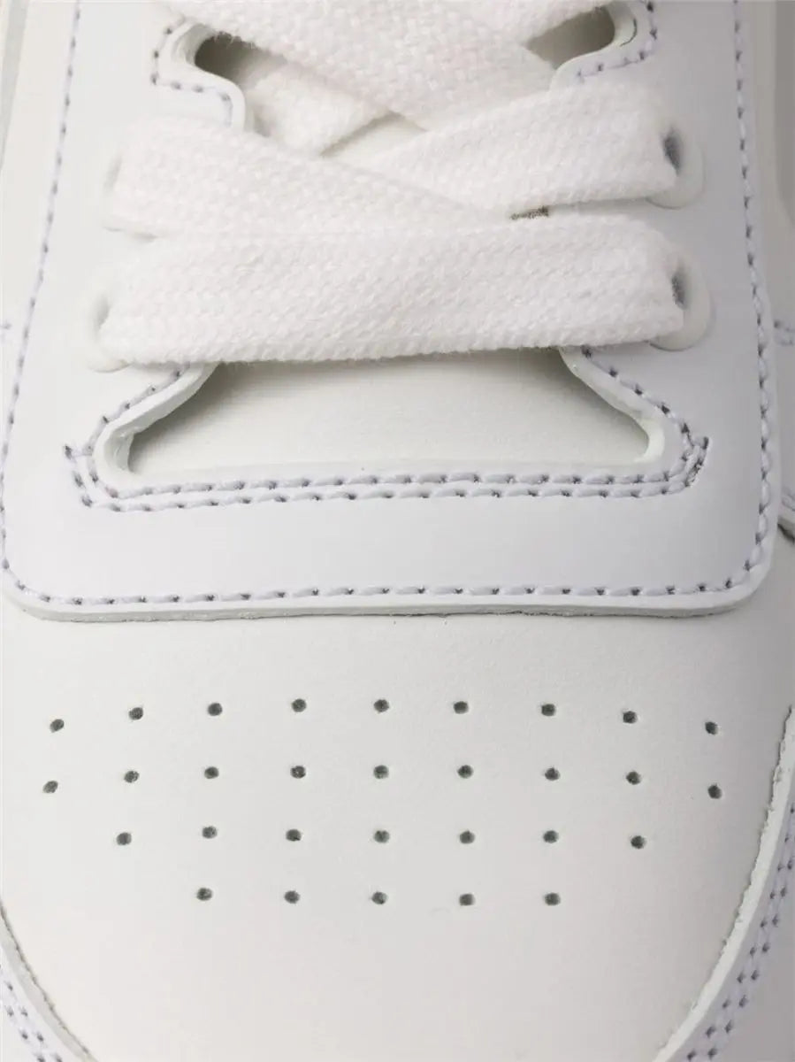 DOWNTOWN BOLD LEATHER SNEAKERS PRADA