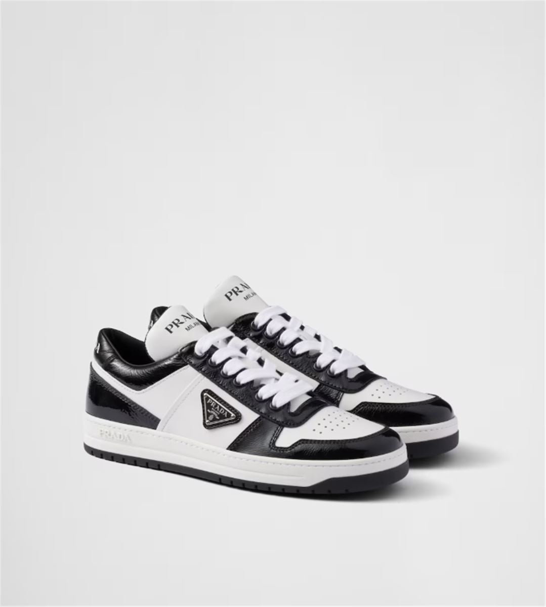 DOWNTOWN LEATHER SNEAKERS -  PRADA -  Verso