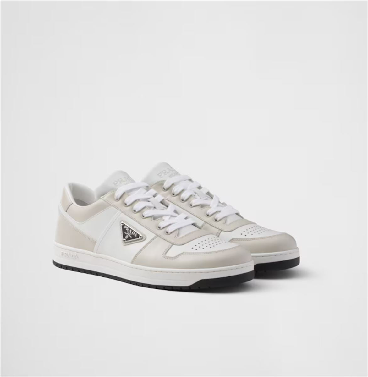 DOWNTOWN LEATHER SNEAKERS -  PRADA -  Verso
