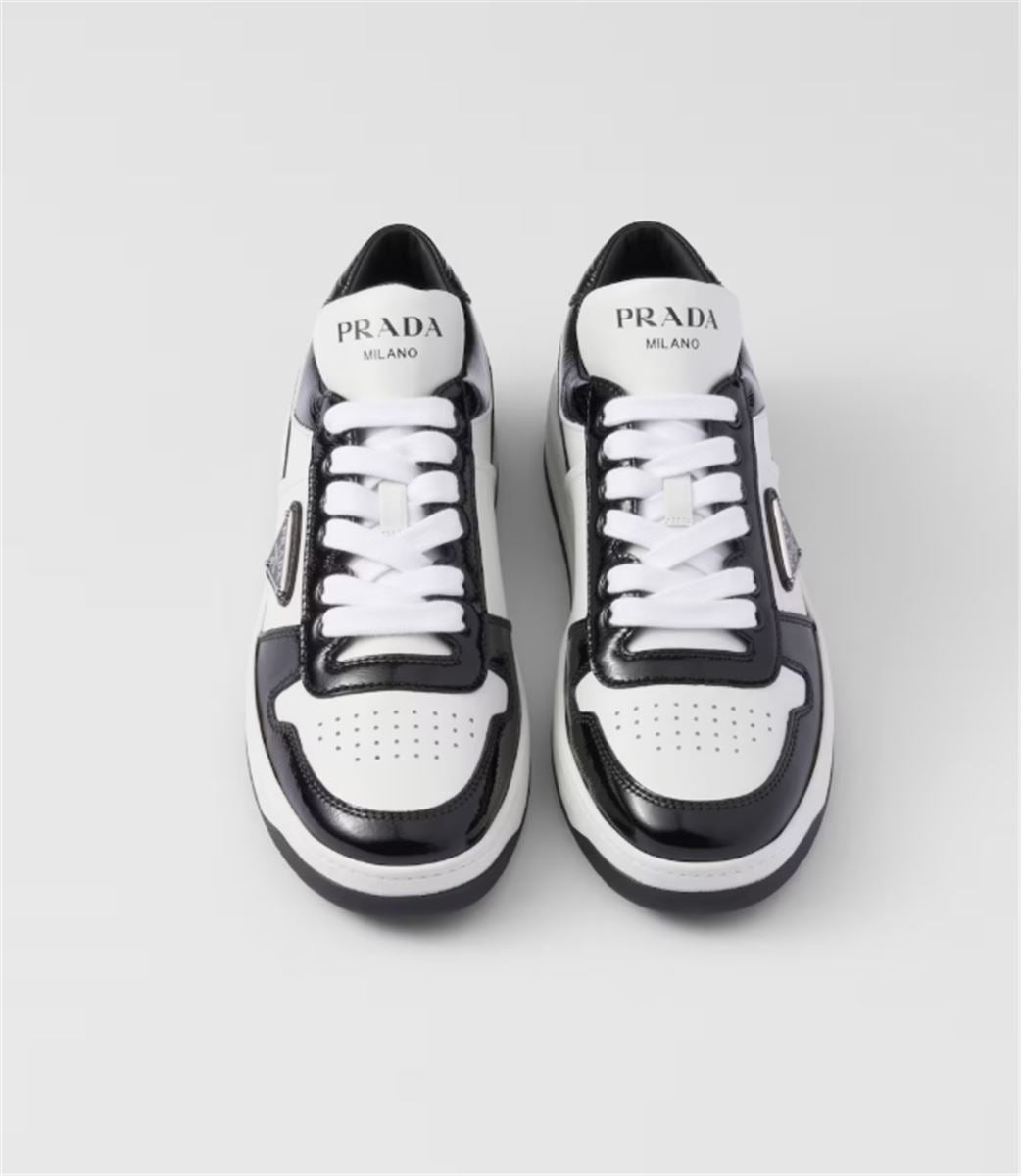 DOWNTOWN LEATHER SNEAKERS -  PRADA -  Verso
