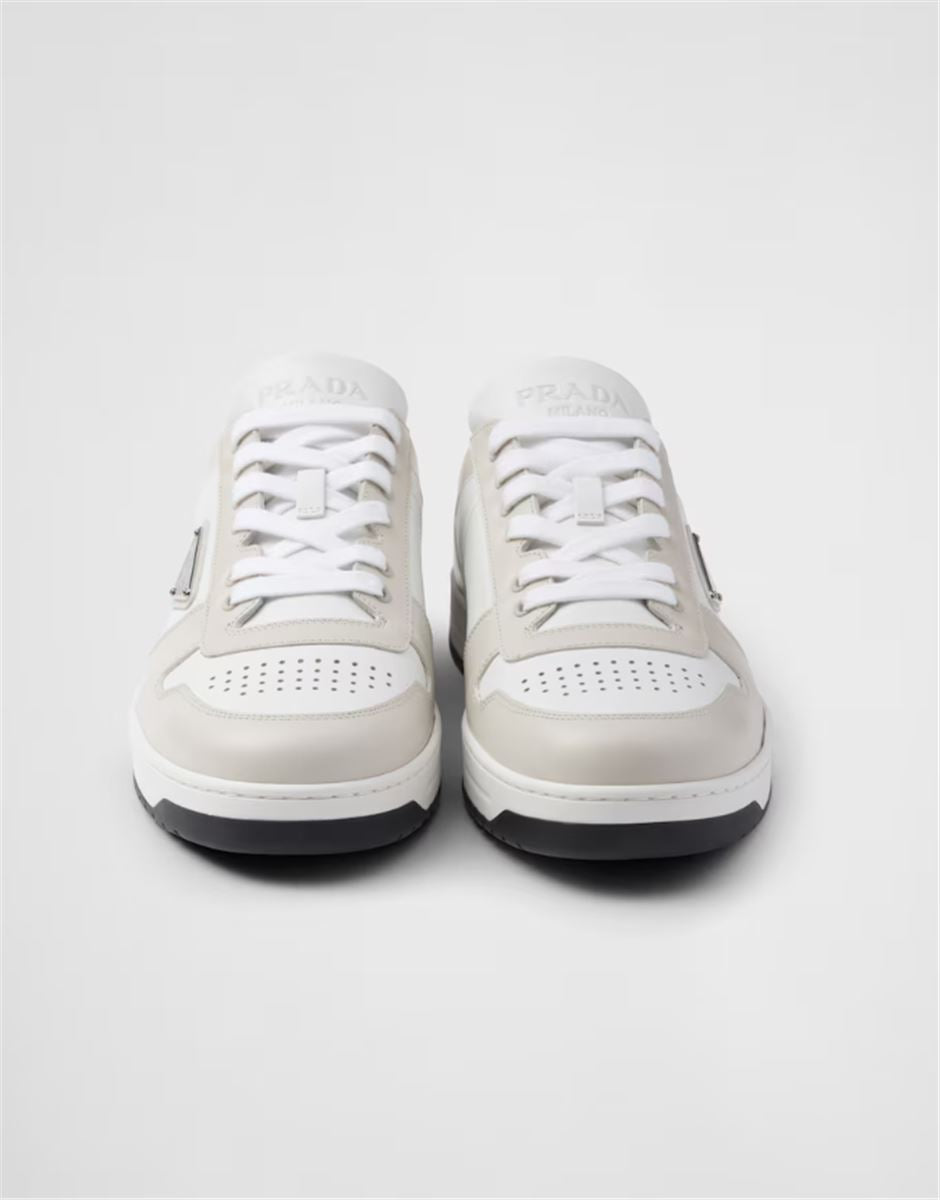 DOWNTOWN LEATHER SNEAKERS -  PRADA -  Verso