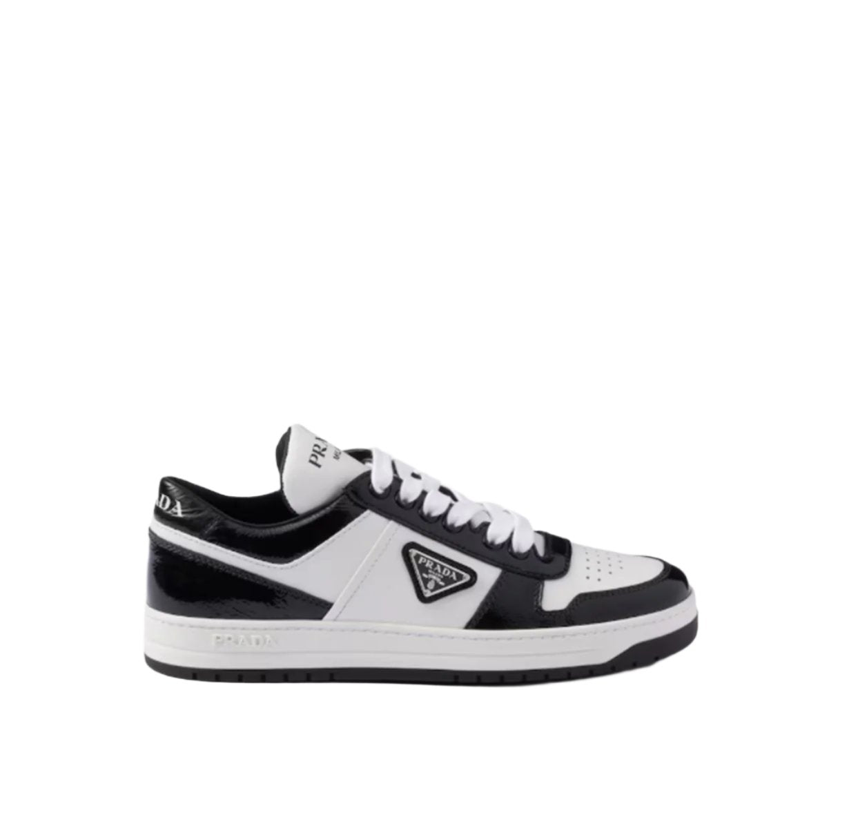 DOWNTOWN LEATHER SNEAKERS -  PRADA -  Verso