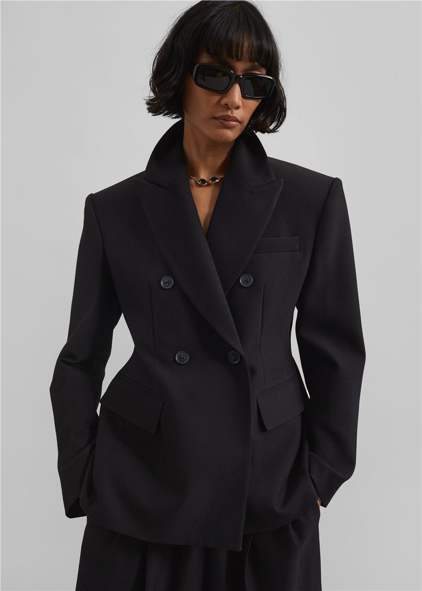 Doyer Cinched Blazer-THE FRANKIE SHOP-Verso