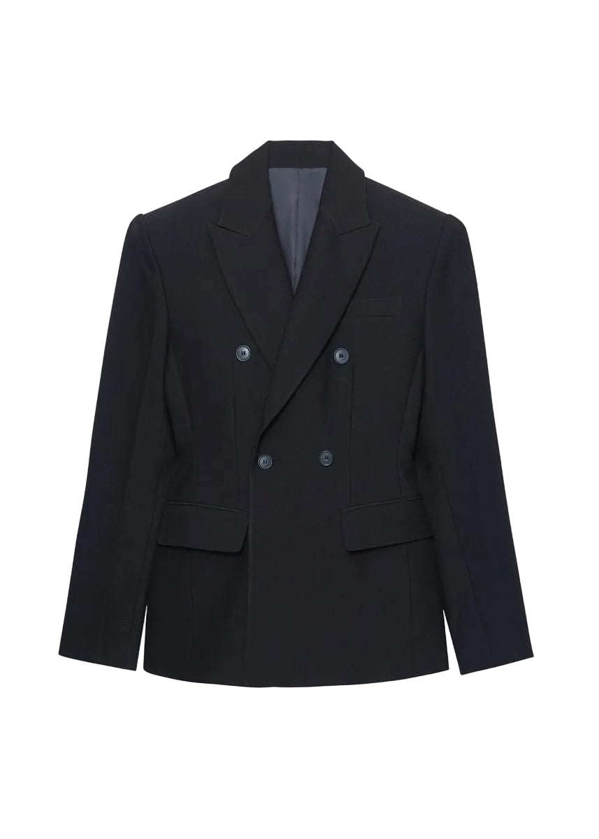 Doyer Cinched Blazer-THE FRANKIE SHOP-307992-S-Verso