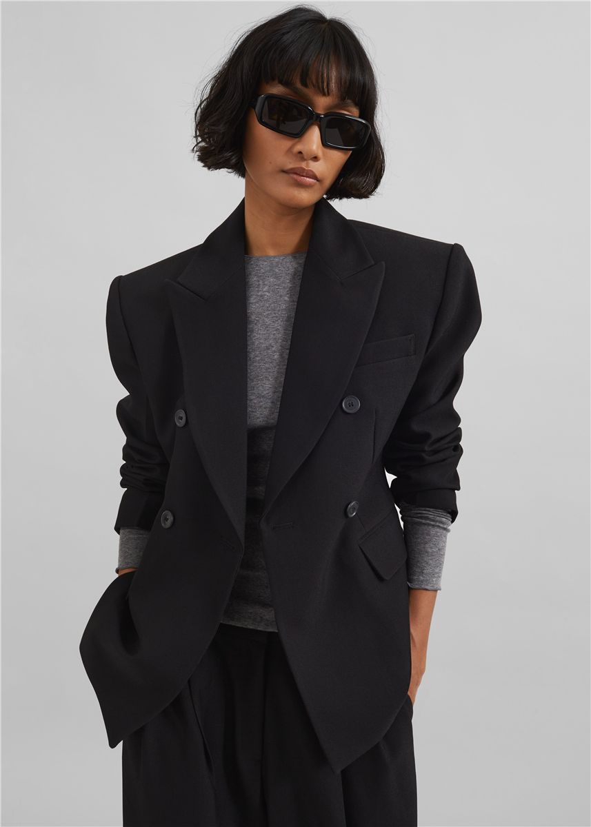 Doyer Cinched Blazer-THE FRANKIE SHOP-Verso