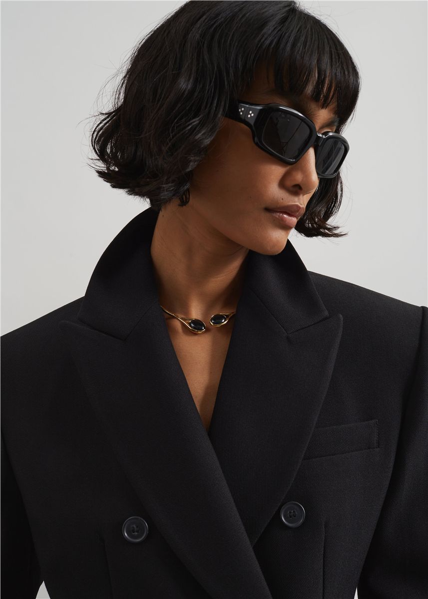 Doyer Cinched Blazer-THE FRANKIE SHOP-Verso