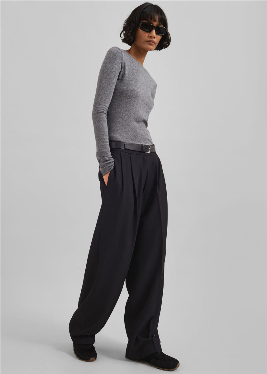 Doyer Pleated Trousers-THE FRANKIE SHOP-Verso