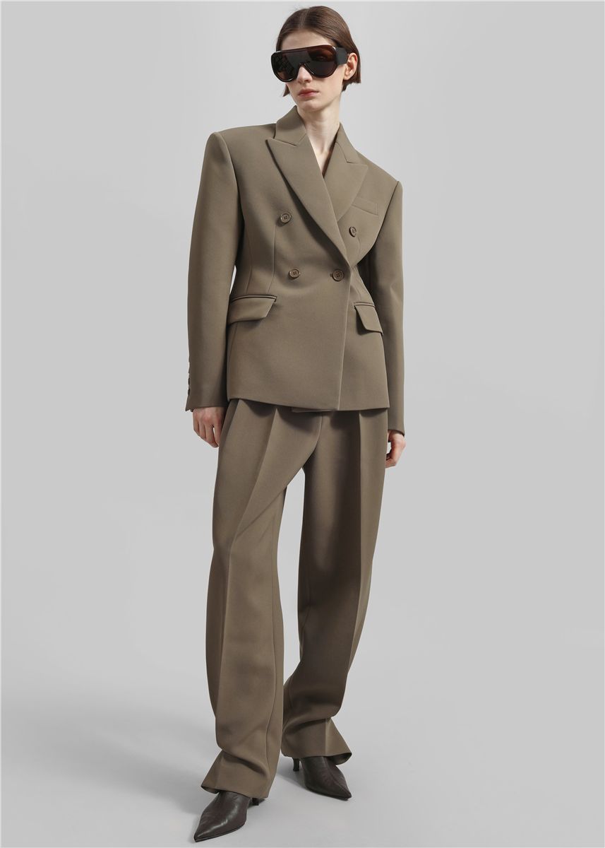 Doyer Pleated Trousers-THE FRANKIE SHOP-Verso