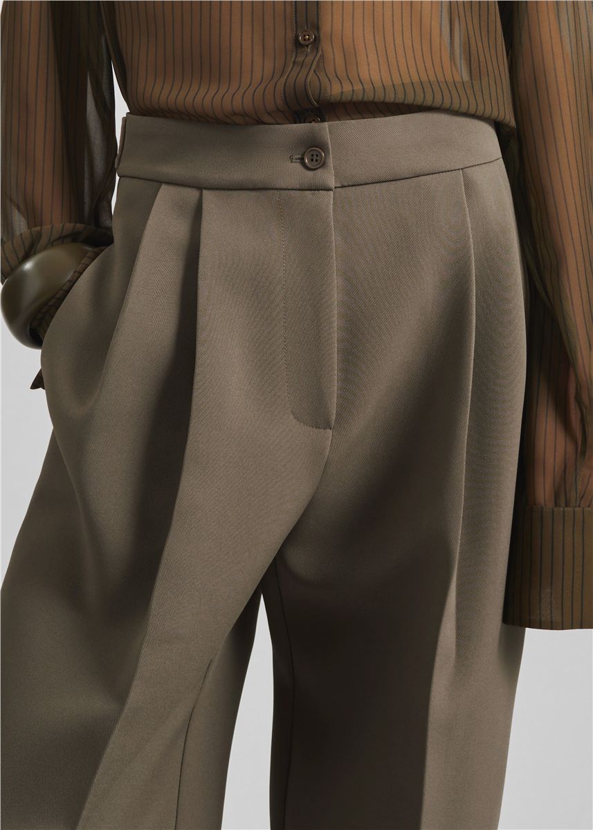 Doyer Pleated Trousers-THE FRANKIE SHOP-Verso