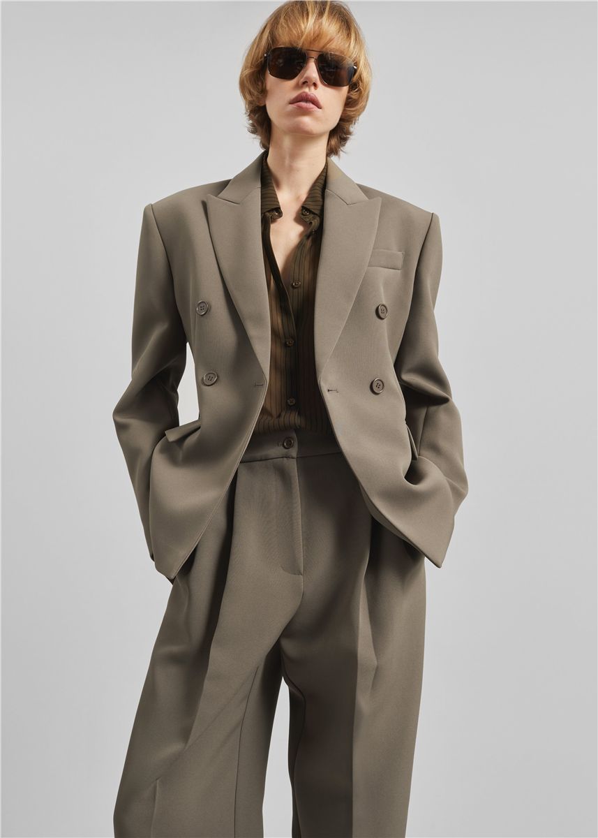 Doyer Pleated Trousers-THE FRANKIE SHOP-Verso